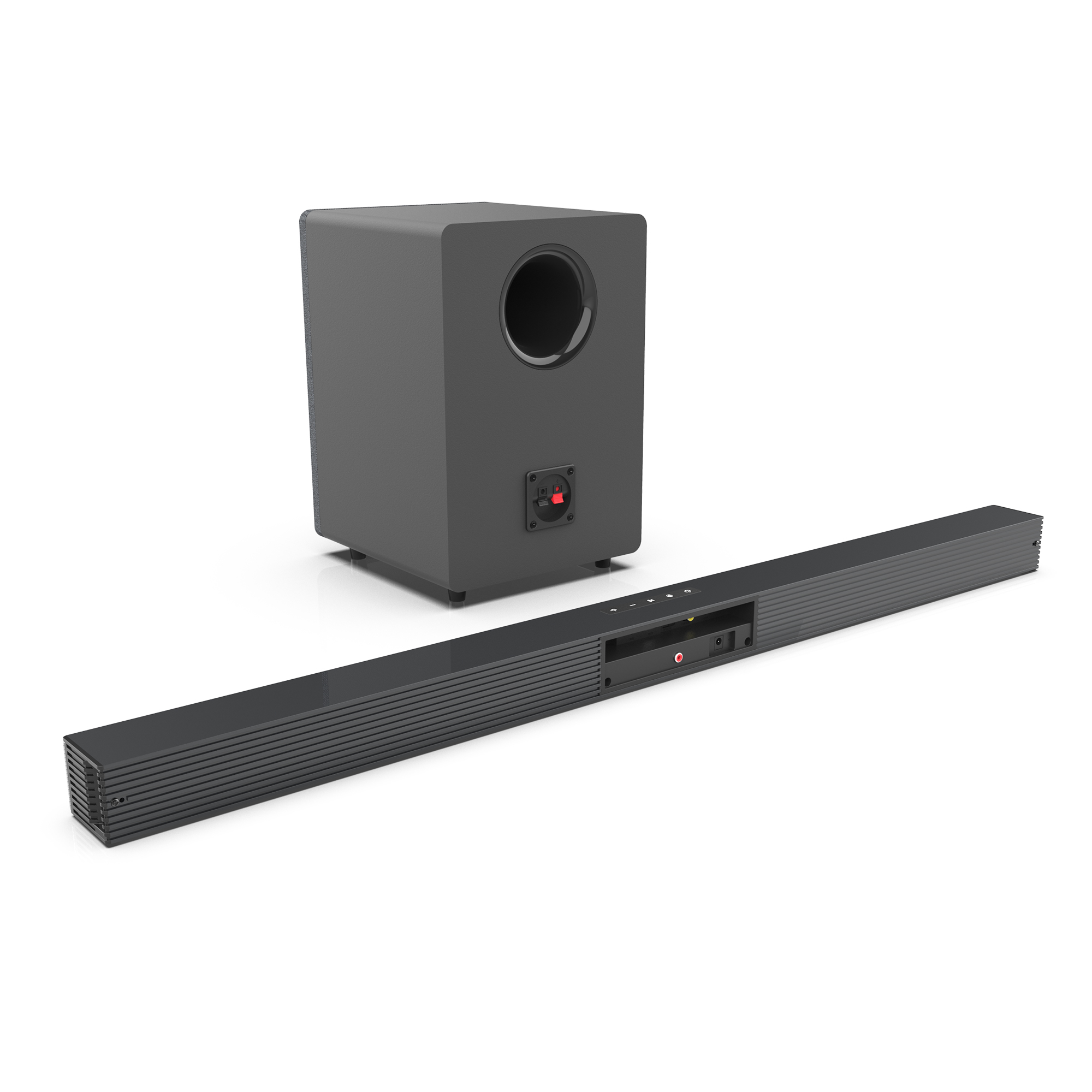 Home Cinema Gadgets - Soundbar TV 84W dengan Subwoofer Box,