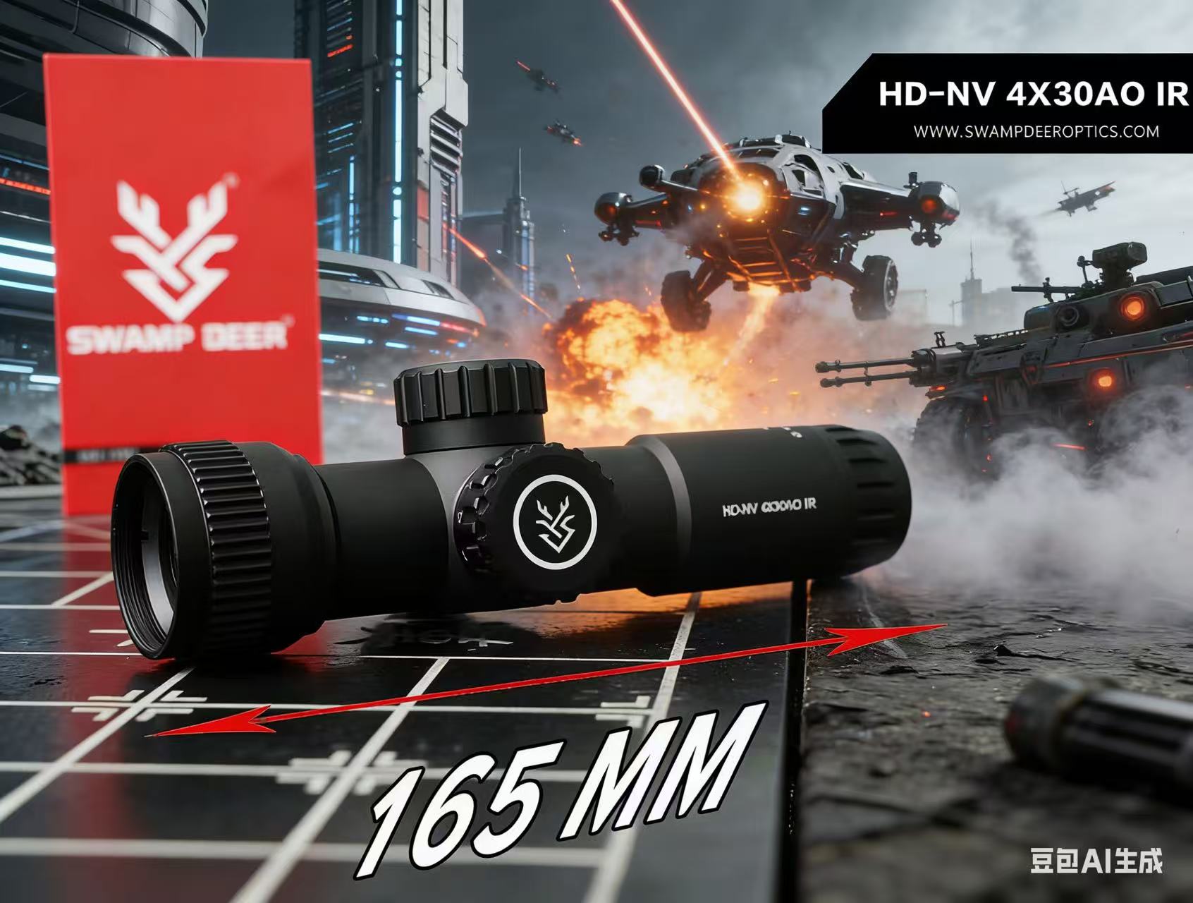 Home Cinema Center - Teleskop IR SWAMP DEER HD-NV 4X30AO,