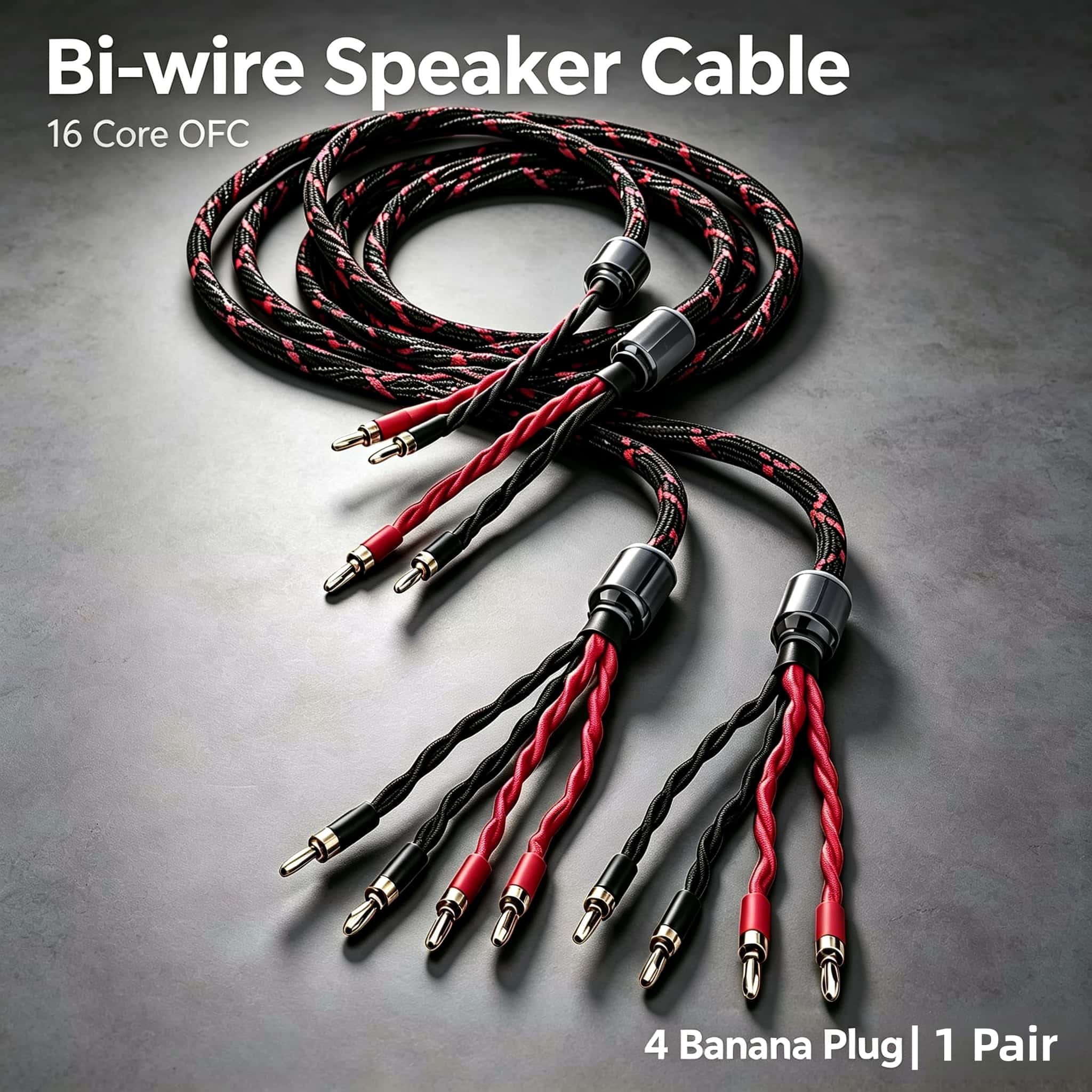 Home Cinema Dvd - Kabel Speaker Biwire 16 Inti OFC