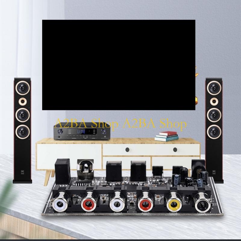 Surround Sound Decoder - Konverter Format A2BA Menampilkan Input Visual