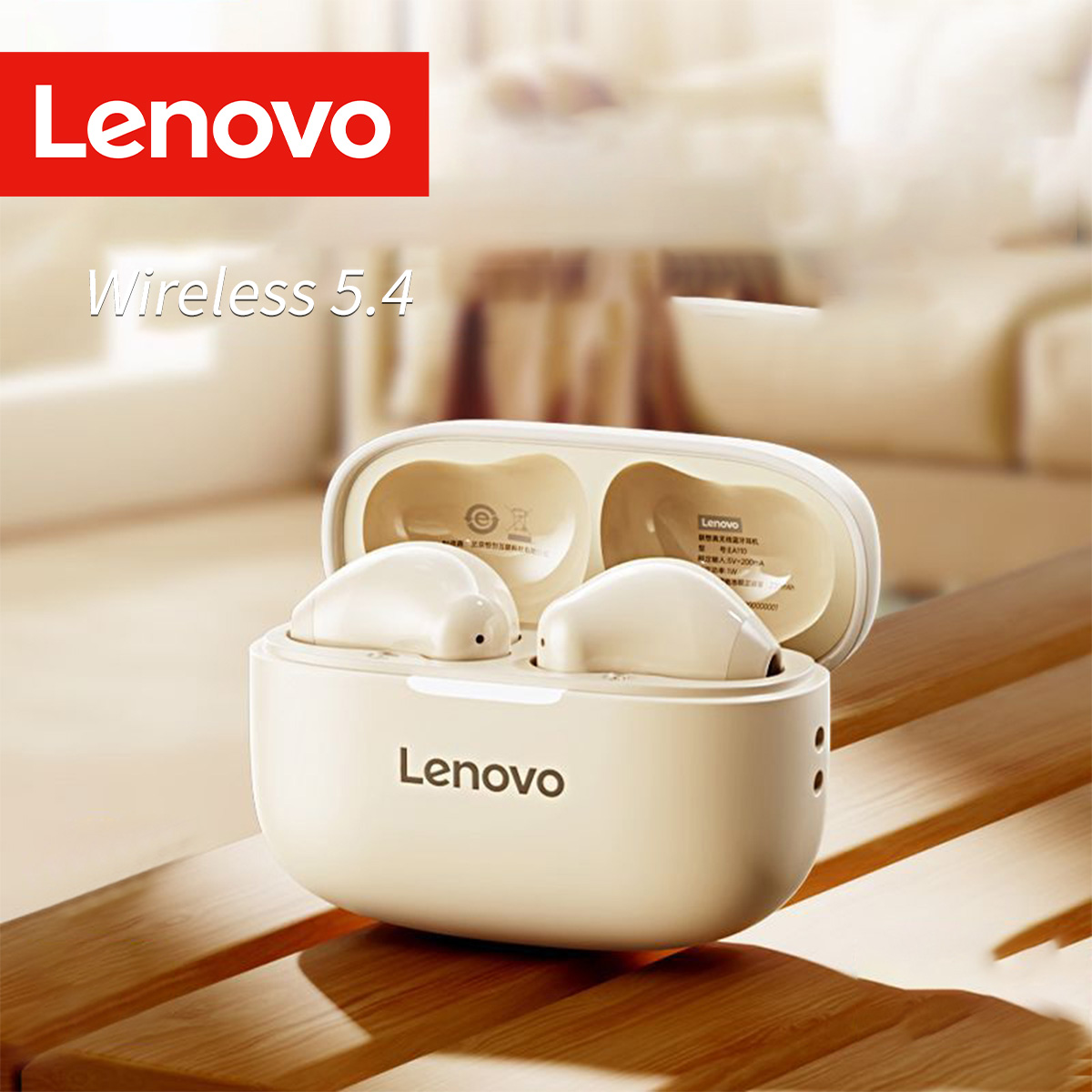 Home Cinema Amazon - Lenovo EA110 Earphone Nirkabel Bluetooth ENC