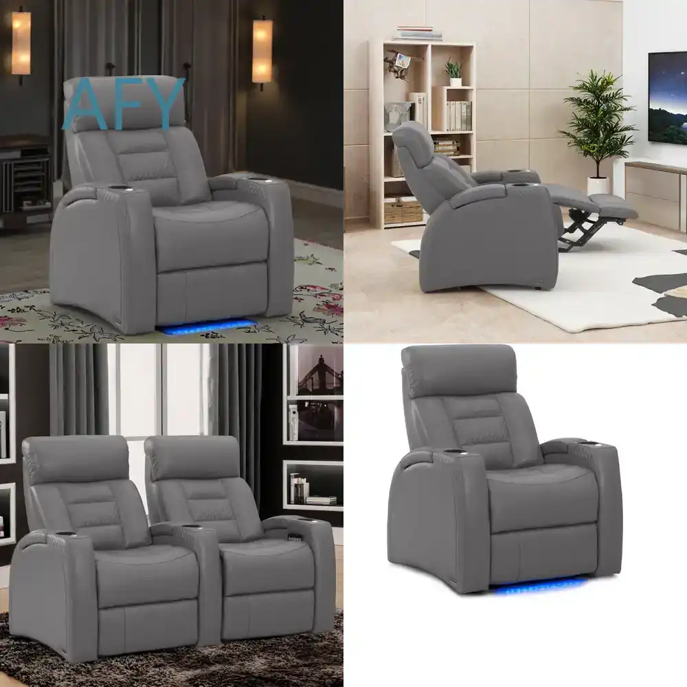 Home Cinema Lg - Kursi Bioskop Mewah Modern Kulit Asli