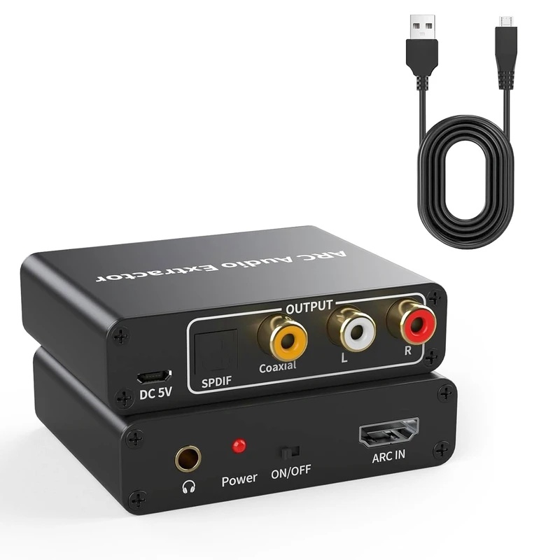 Hdmi Arc Cable - Ekstraktor Audio ARC 192KHz Konverter Jack