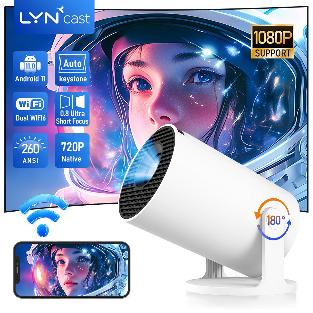 Home Cinema Entertainment - Proyektor LynCast X1BQ 4K Android 11