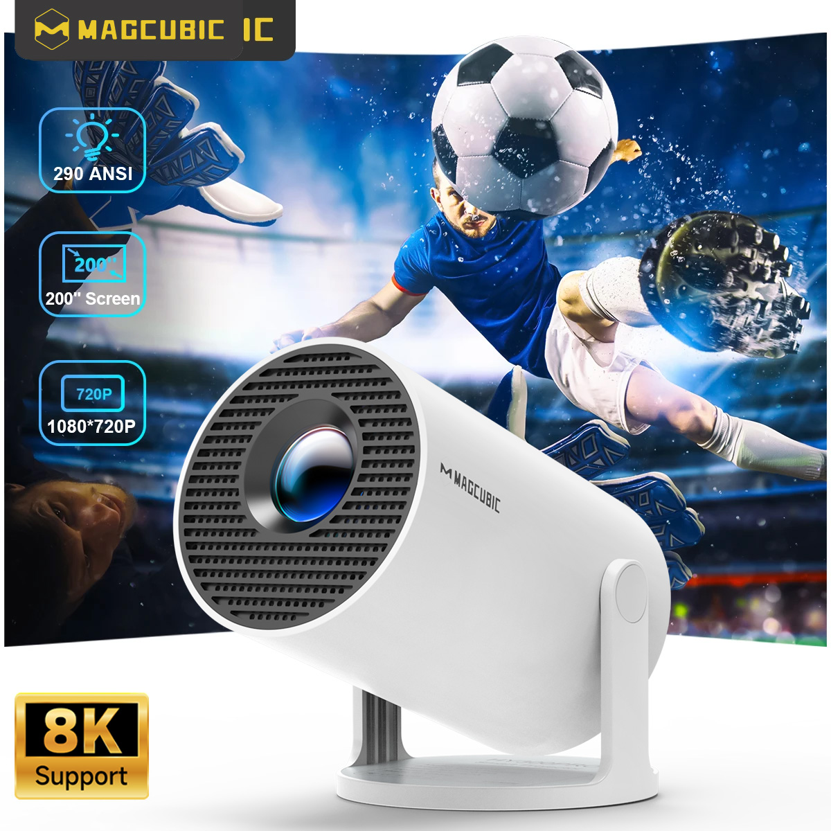 Home Cinema Entertainment - Proyektor Magcubic 8K Android 14 HY300