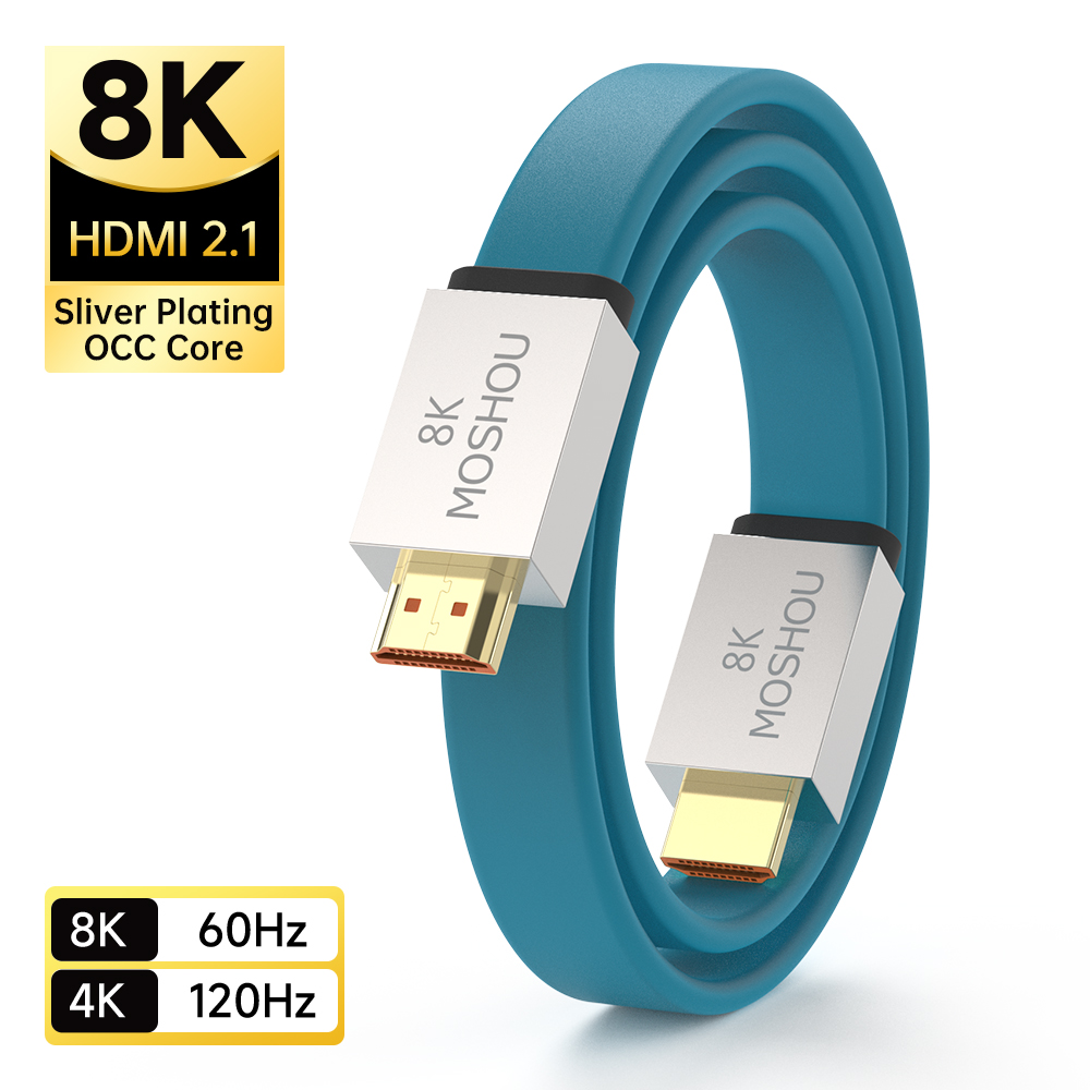 Hdmi Arc Cable - MOSHOU kabel 2.1 HDMI 48Gbps 8K