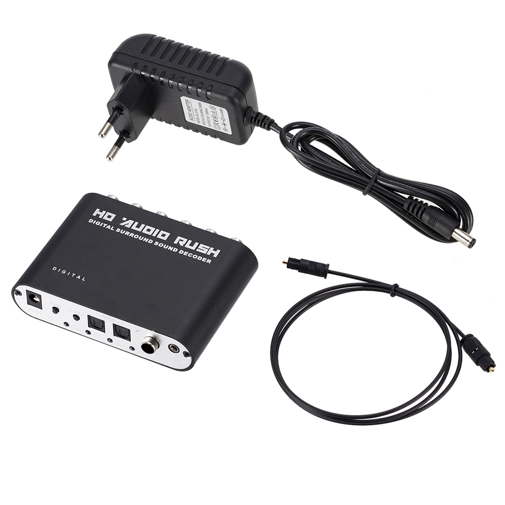 Surround Sound Decoder - Dekoder Audio HD 5.1CH SPDIF Koaksial
