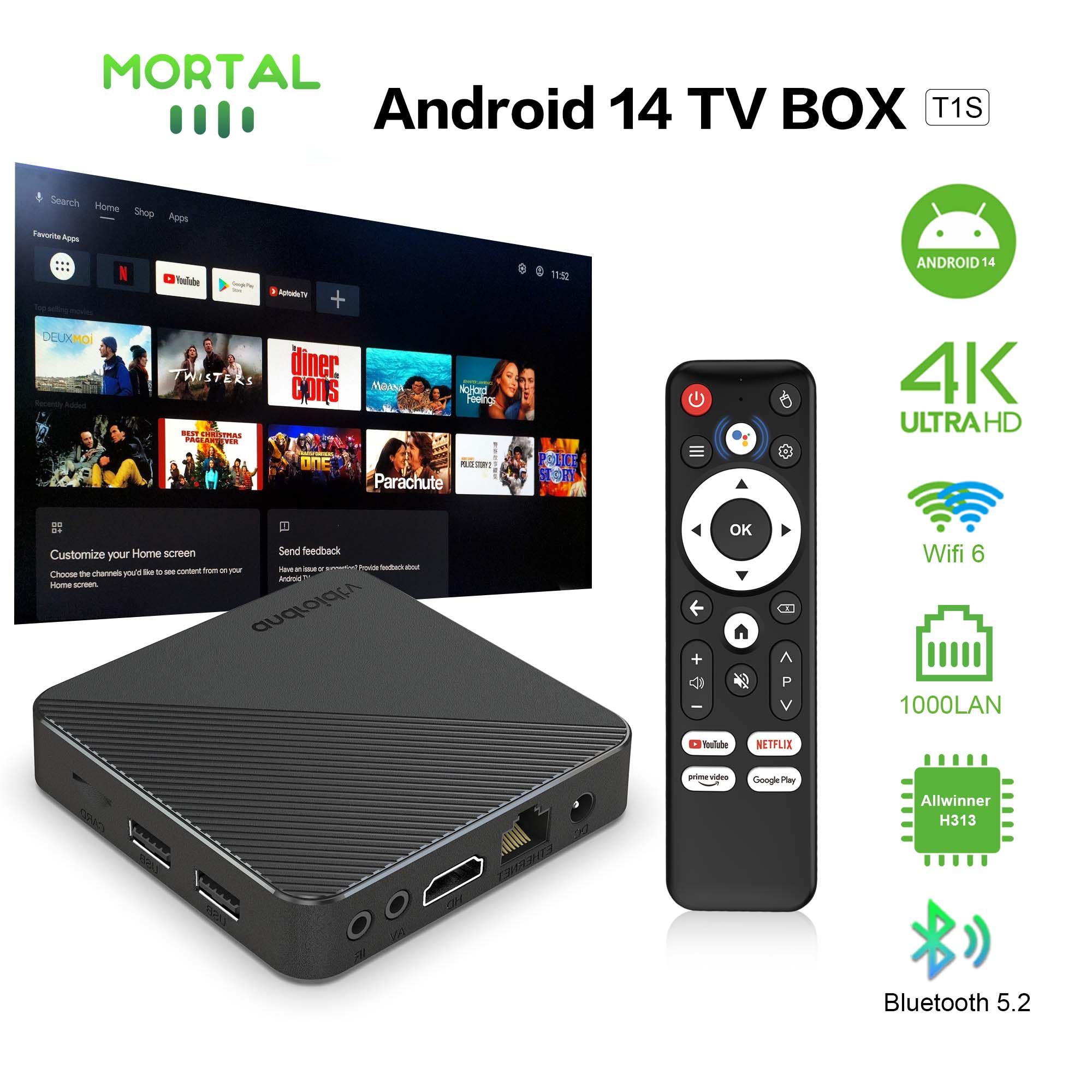 Home Cinema Gadgets - Android 14 Kotak TV Teater Rumah