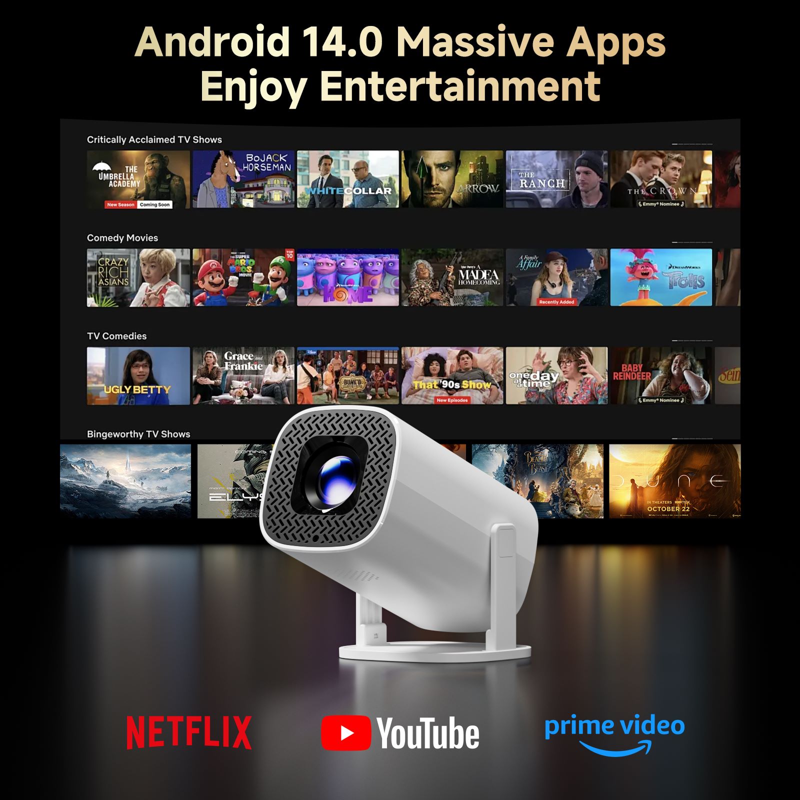 HONGTOP P30PRO Proyektor Mini  - Home Cinema Entertainment ulasan dan harga