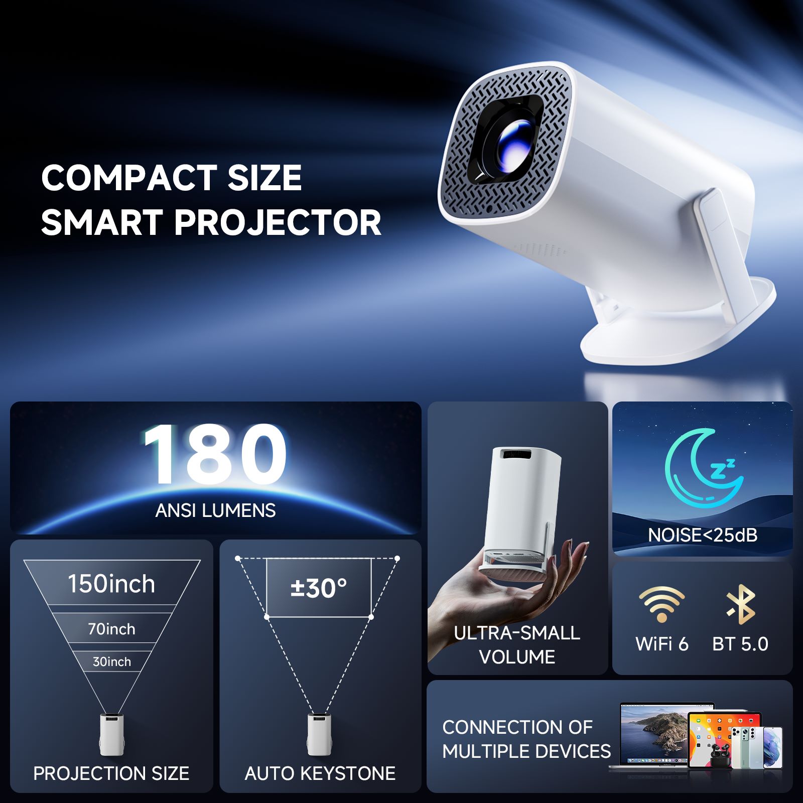HONGTOP P30PRO Proyektor Mini  - Home Cinema Entertainment ulasan dan harga