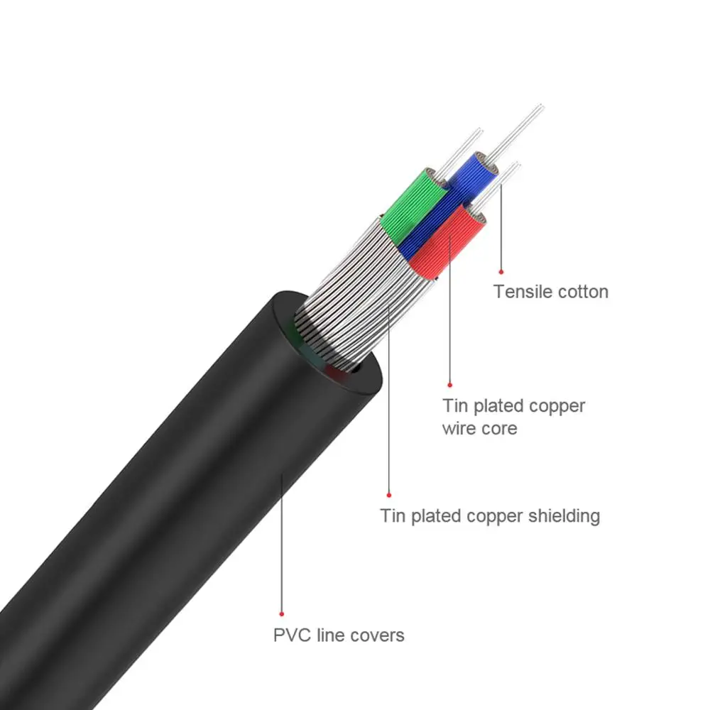 Kabel RCA QGeeM 2RCA ke 3.5mm, - Home Cinema Dvd ulasan dan harga