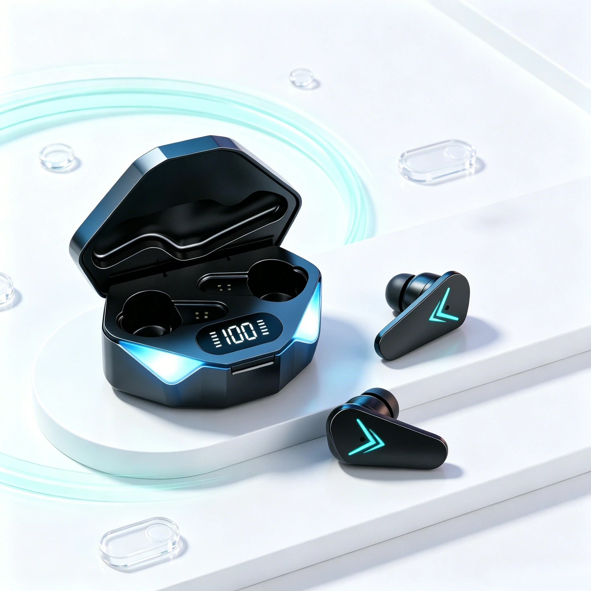 Earbud Bluetooth Nirkabel TWS, - Home Cinema Amazon ulasan dan harga