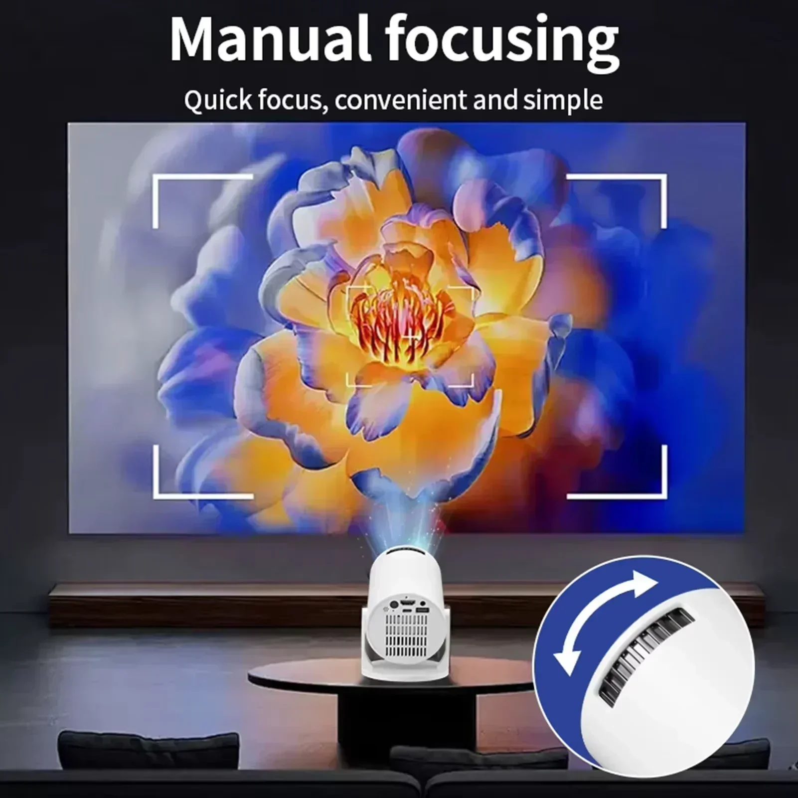 Proyektor Pintar Baru Mini HY3 - Home Cinema Entertainment ulasan dan harga