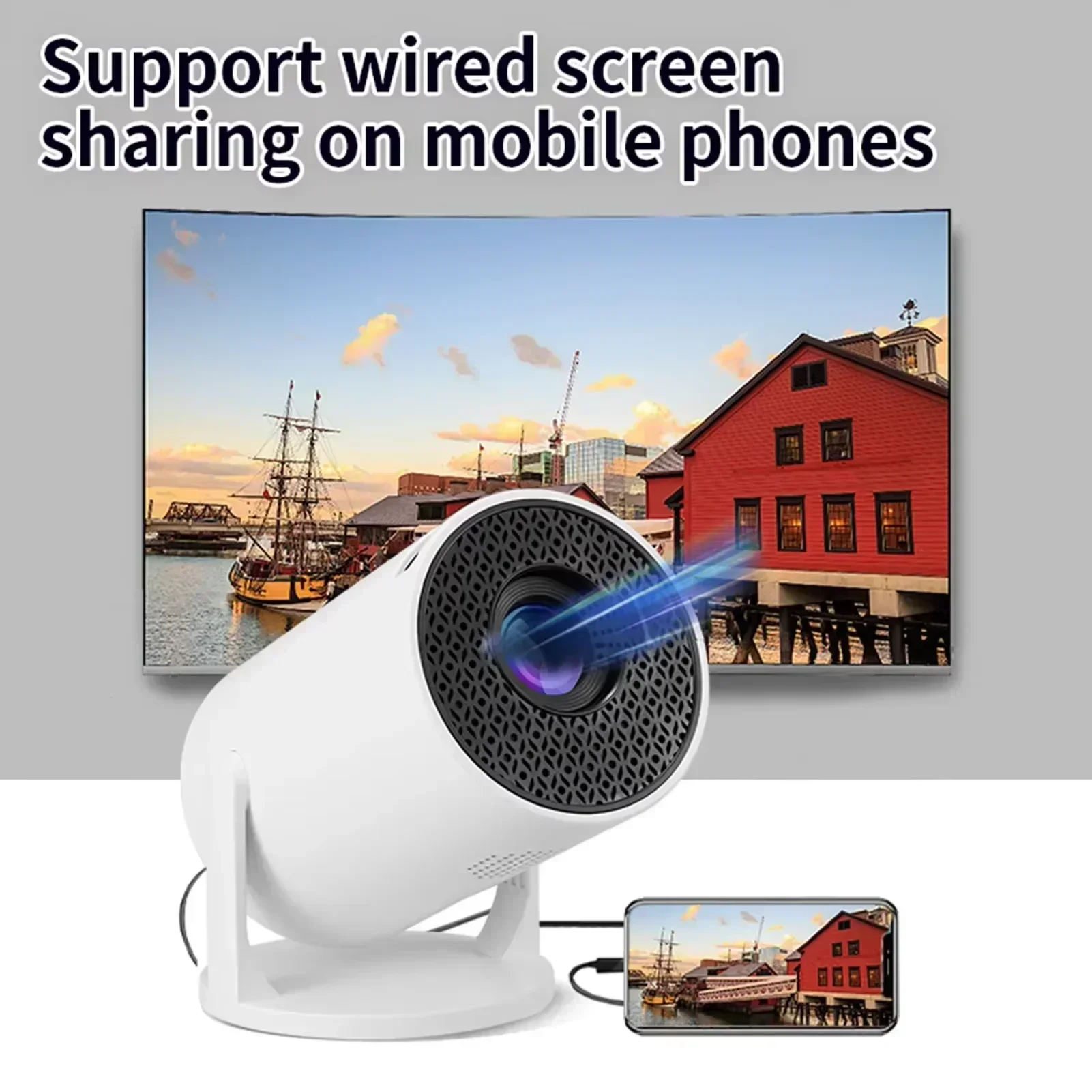 Proyektor Pintar Baru Mini HY3 - Home Cinema Entertainment ulasan dan harga