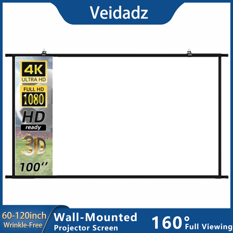 Layar Proyektor VEIDADZ Dipasa - Projector Screen 100 Inch ulasan dan harga