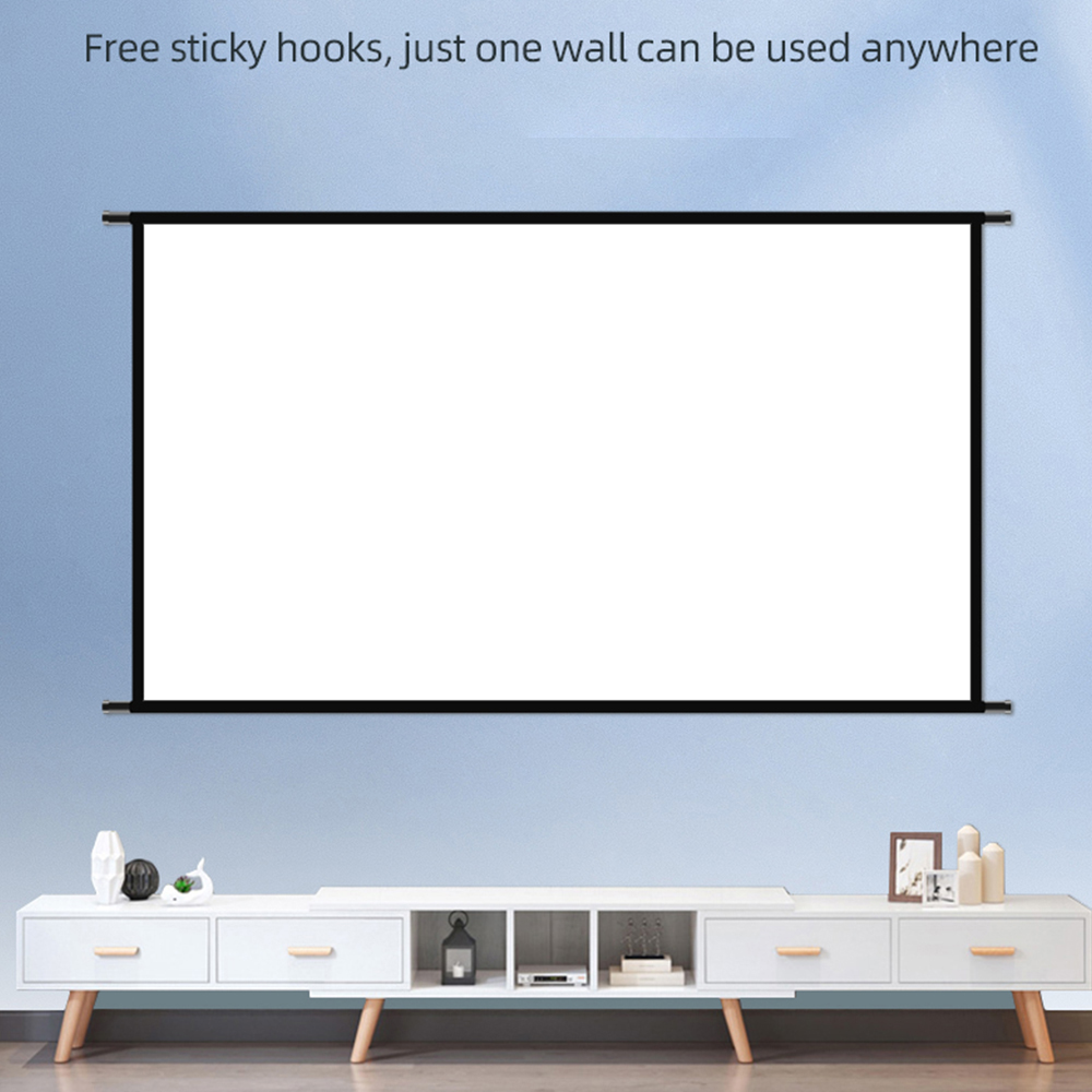 Layar Proyektor VEIDADZ Dipasa - Projector Screen 100 Inch ulasan dan harga