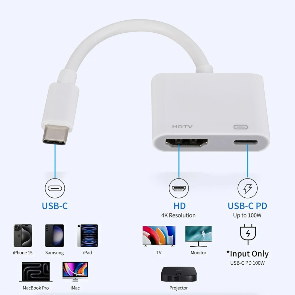 Adaptor USB C ke HDMI Untuk iP - Hdmi Arc Cable ulasan dan harga