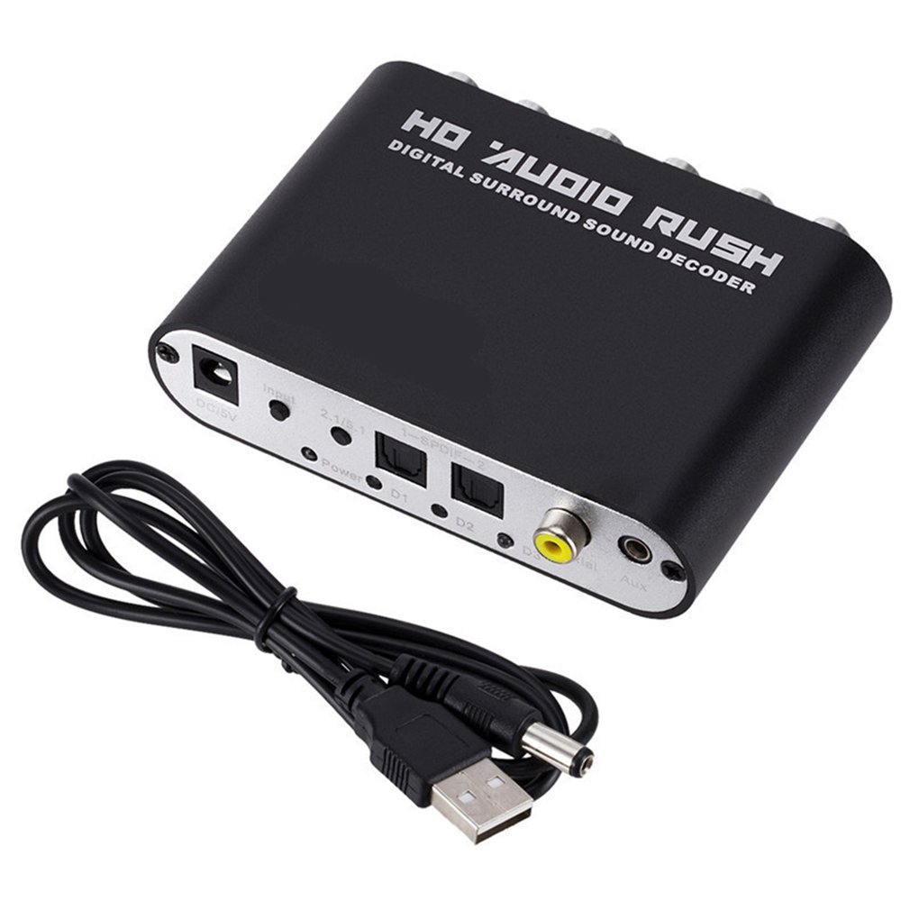 Konverter Dekoder Audio Digita - Surround Sound Decoder ulasan dan harga