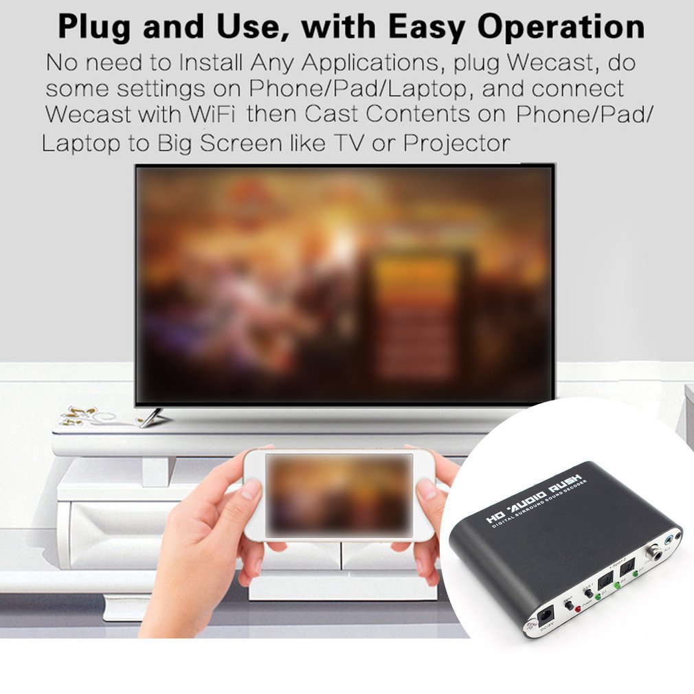 Konverter Dekoder Audio Digita - Surround Sound Decoder ulasan dan harga