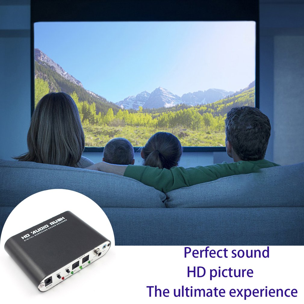 Konverter Dekoder Audio Digita - Surround Sound Decoder ulasan dan harga
