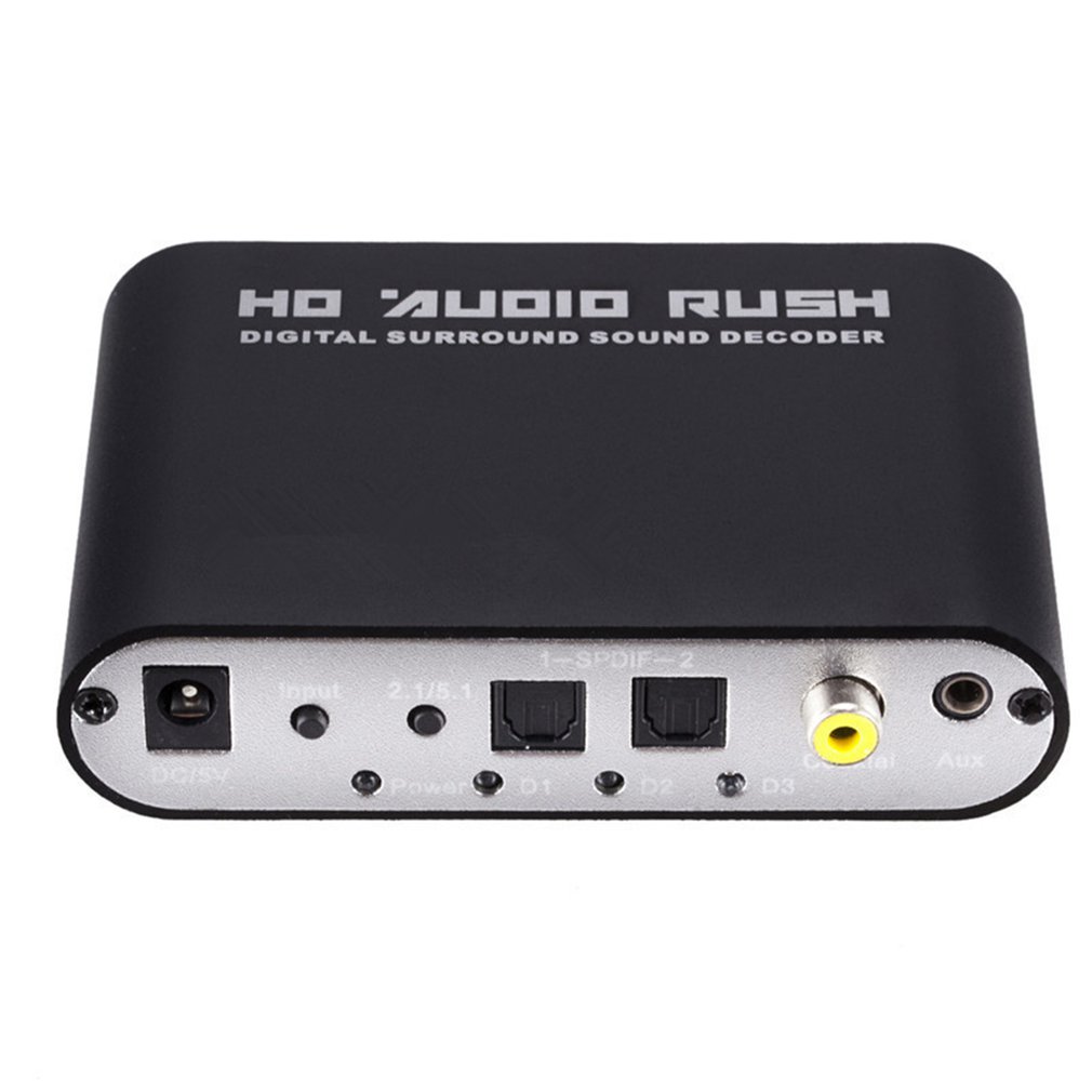 Konverter Dekoder Audio Digita - Surround Sound Decoder ulasan dan harga
