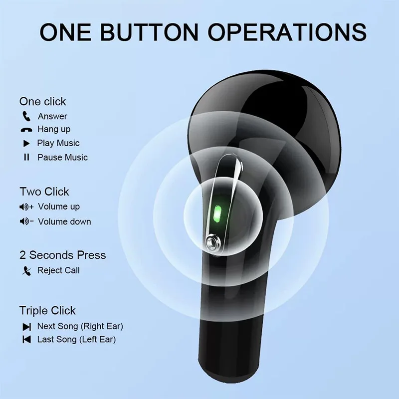 J97 TWS Earphone Bluetooth tan - Home Cinema Amazon ulasan dan harga
