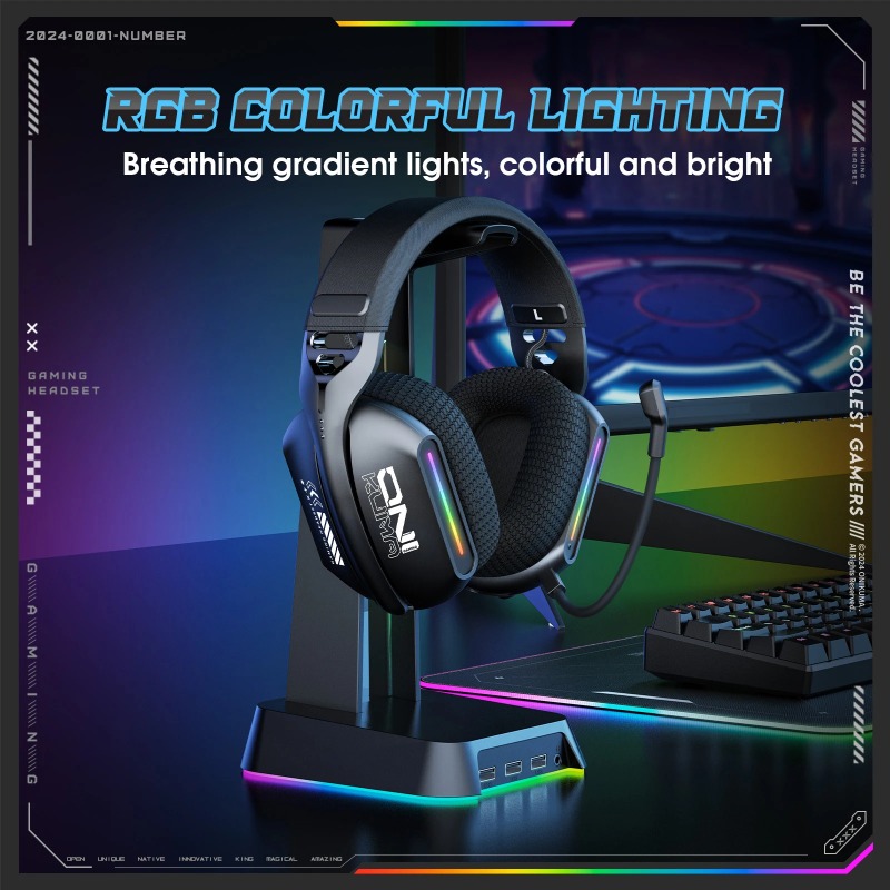 ONIKUMA GT808 Headset Gaming N - Home Cinema Amazon ulasan dan harga