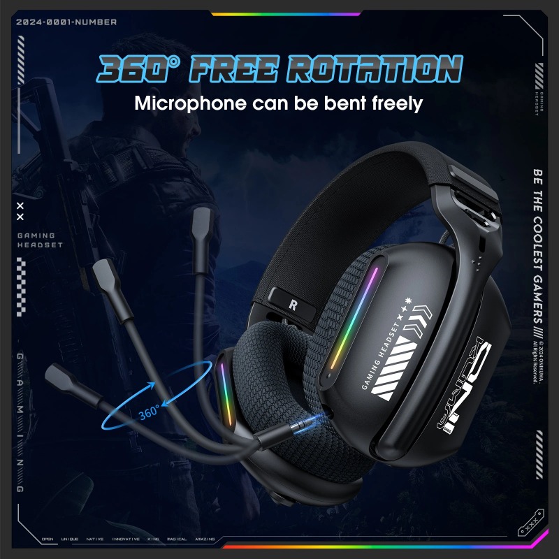 ONIKUMA GT808 Headset Gaming N - Home Cinema Amazon ulasan dan harga