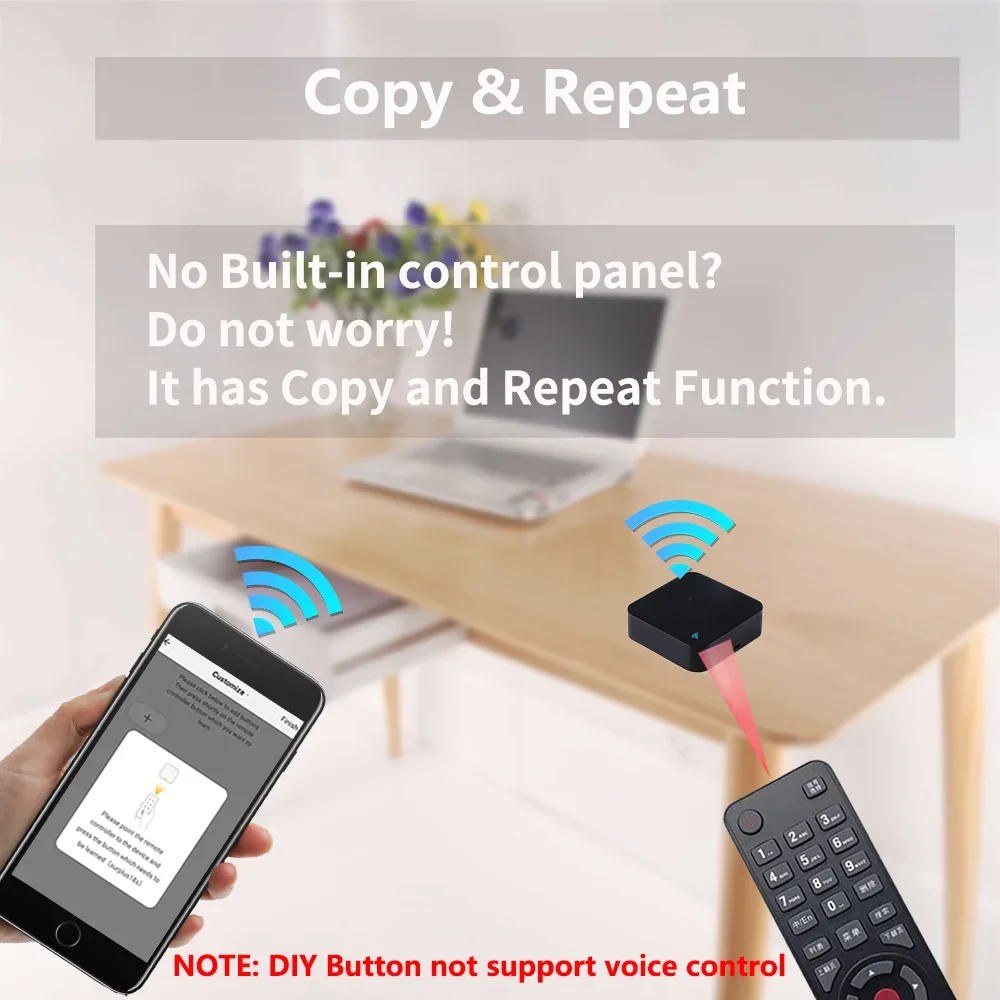 Remote Control IR Smart WiFi U - Home Cinema Dvd ulasan dan harga