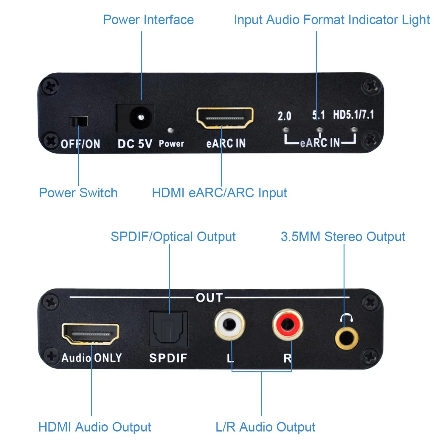 Konverter Ekstraktor Audio HDM - Hdmi Arc Cable ulasan dan harga