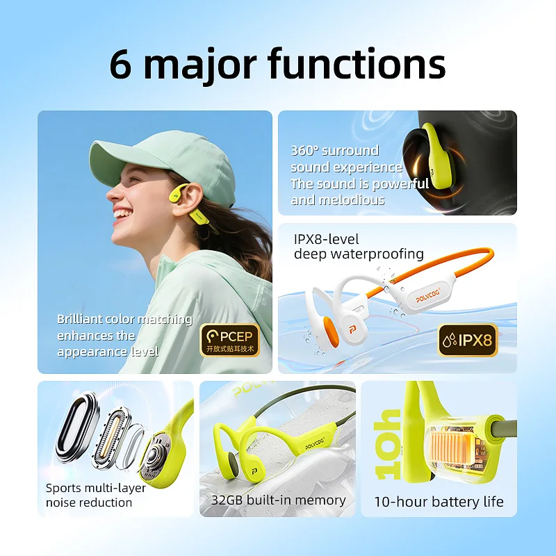 POLVCDG X9 Earphone Konduksi T - Home Cinema Amazon ulasan dan harga