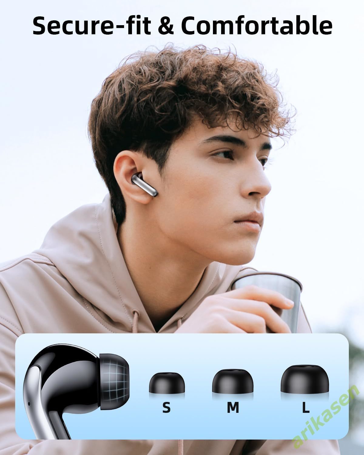 ANC earphone Bluetooth nirkabe - Home Cinema Amazon ulasan dan harga