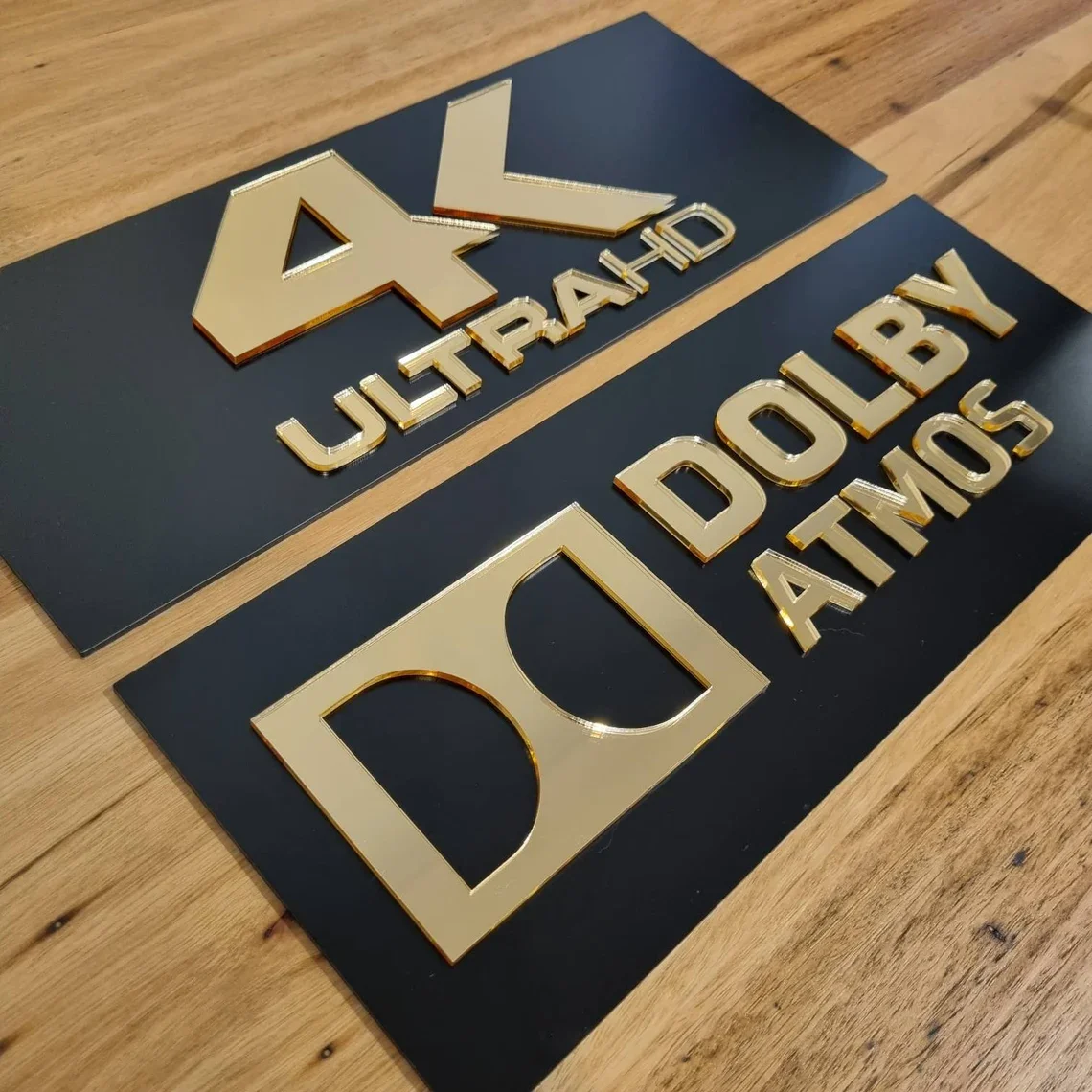 Plakat Akrilik Cermin Emas Dol - Home Cinema Dts X ulasan dan harga