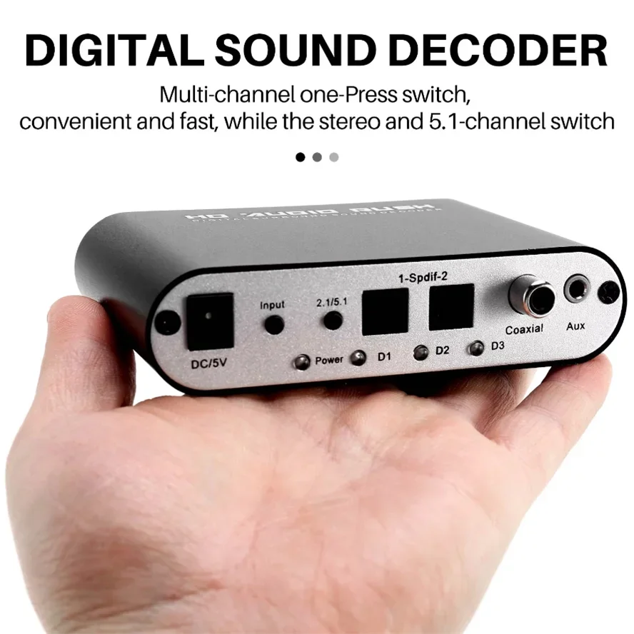 Dekoder Audio Digital ke Analo - Surround Sound Decoder ulasan dan harga