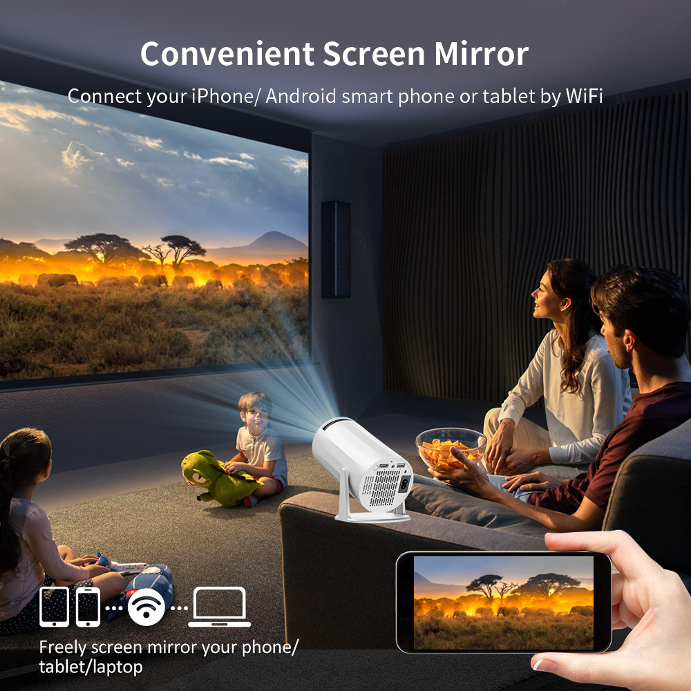 Proyektor Pintar Salange X8Min - Home Cinema Entertainment ulasan dan harga