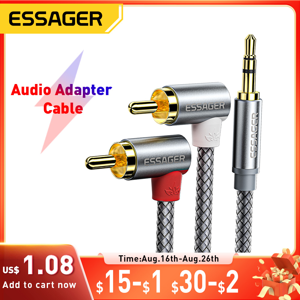 Essager kabel Stereo Audio RCA - Home Cinema Dvd ulasan dan harga