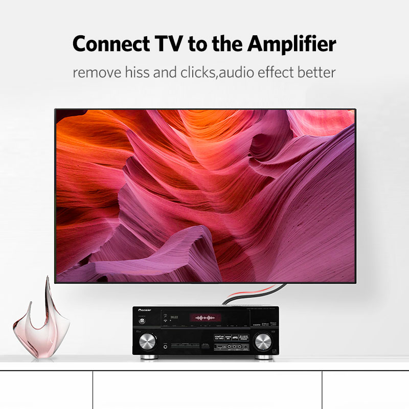 UGREEN 2RCA Ke 2 RCA Kabel Aud - Home Cinema Dvd ulasan dan harga