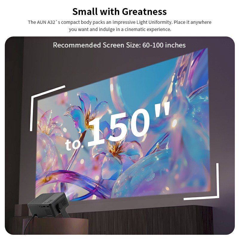 AUN A32 Pro Android 13 Proyekt - Home Cinema Gadgets ulasan dan harga