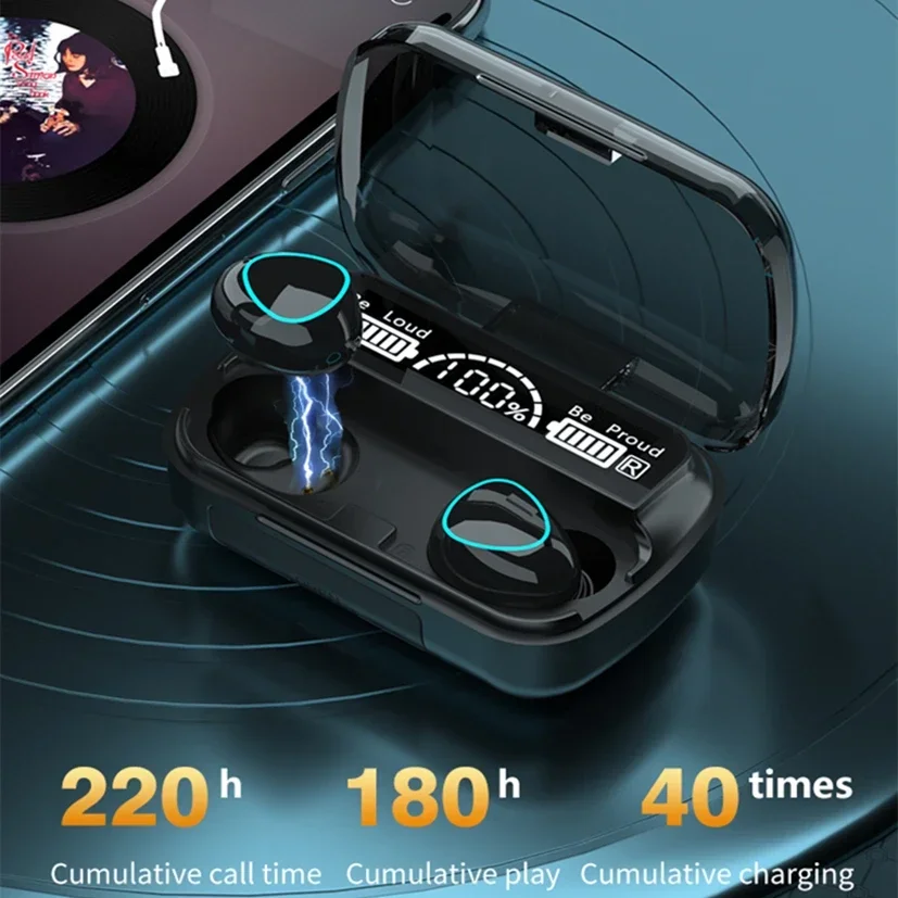 M10 TWS Bluetooth 5.3 Earphone - Home Cinema Amazon ulasan dan harga