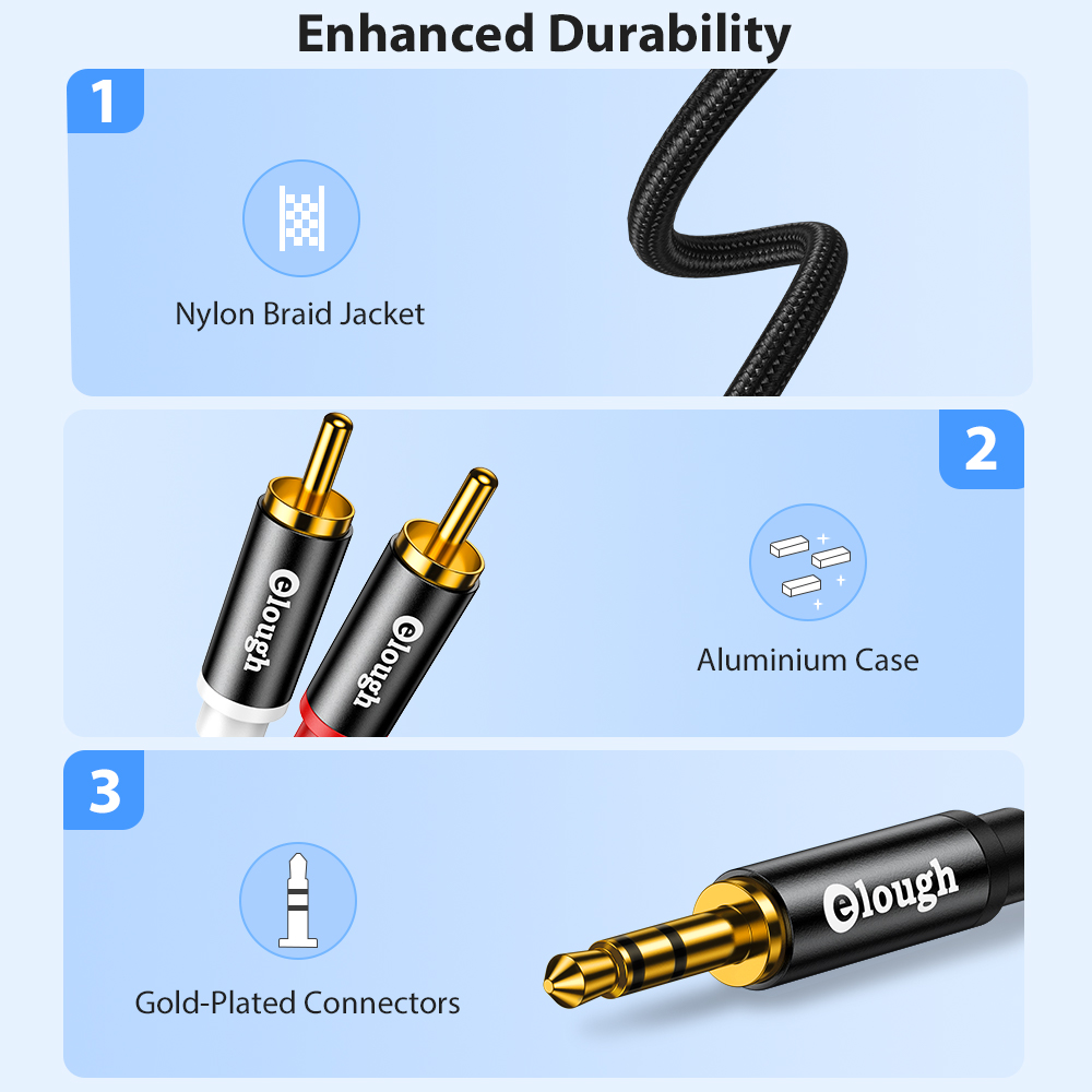 Kabel RCA Eleugh Kabel Speaker - Home Cinema Dvd ulasan dan harga