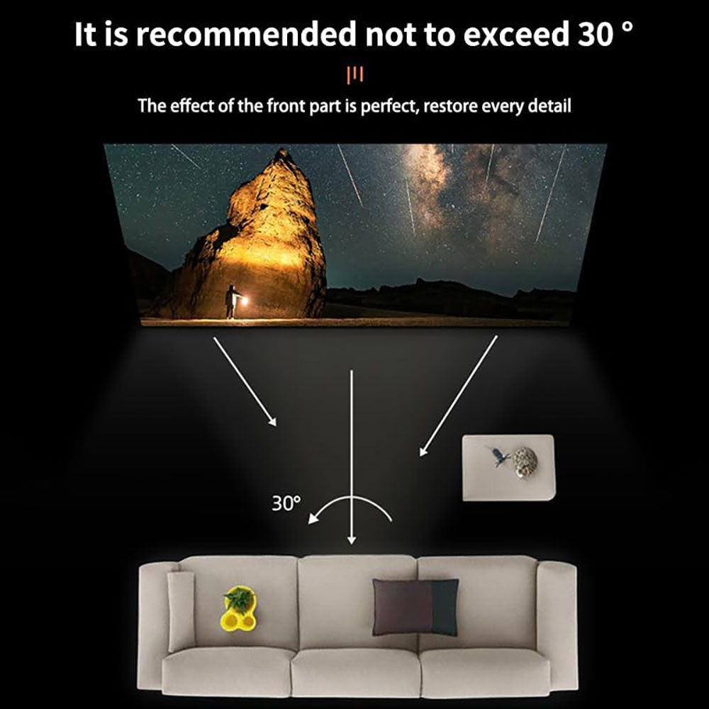LEJIADA Baru 16:9 Abu-abu Anti - Projector Screen 100 Inch ulasan dan harga