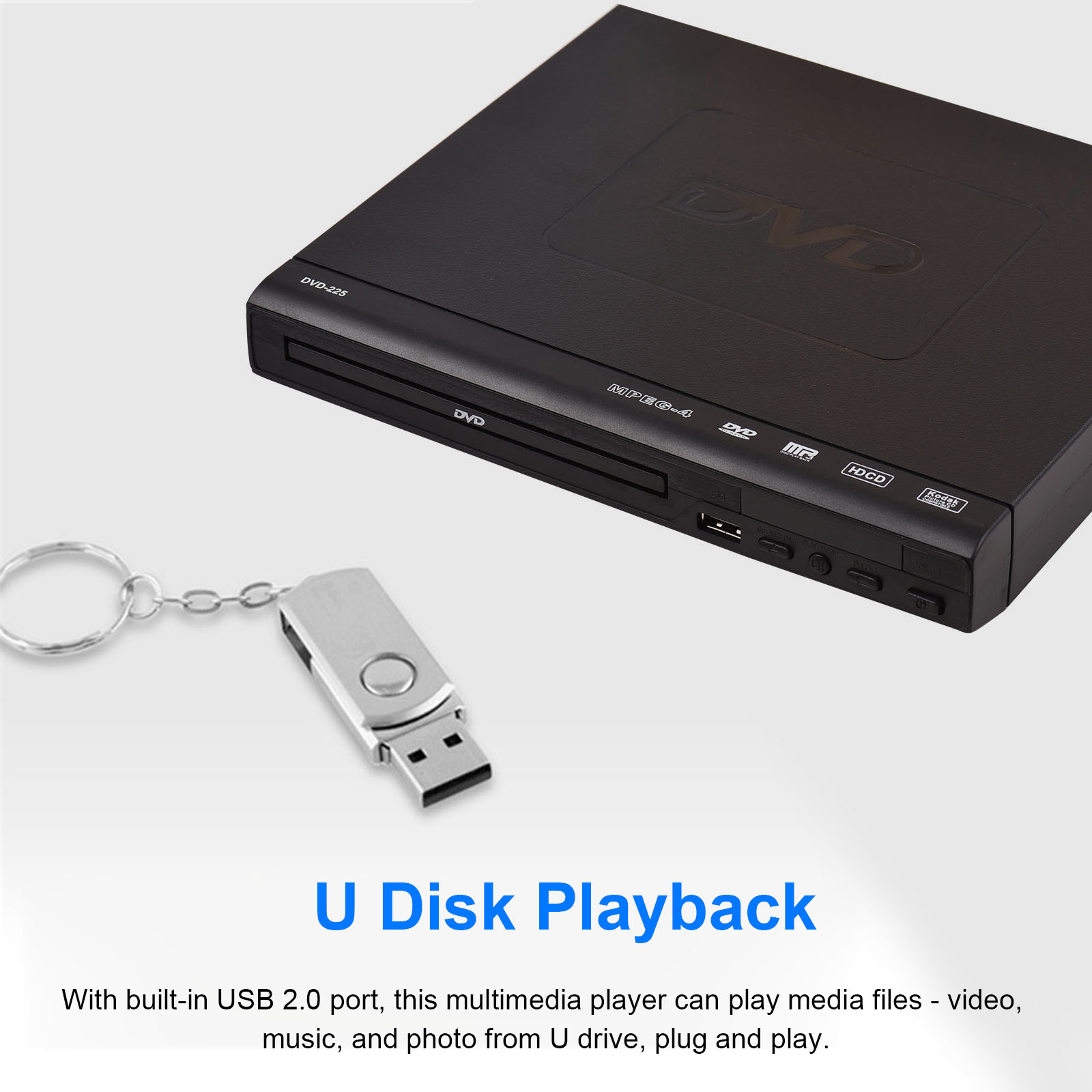 Pemutar DVD CD DVD-225, pemuta - Home Cinema Dvd ulasan dan harga