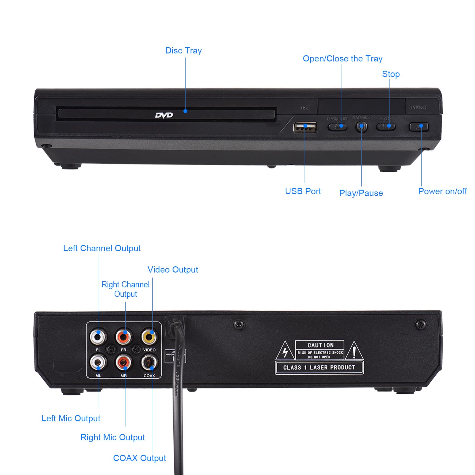 Pemutar DVD CD DVD-225, pemuta - Home Cinema Dvd ulasan dan harga