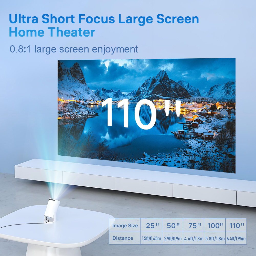 Proyektor LynCast X1BQ 4K Andr - Home Cinema Entertainment ulasan dan harga
