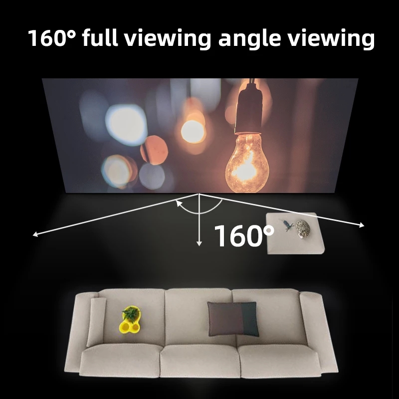 ZHNUWIE layar proyektor kotak- - Projector Screen 100 Inch ulasan dan harga