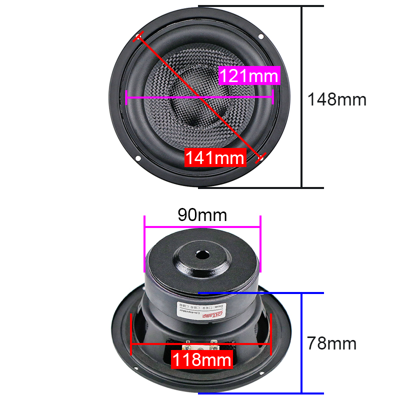 GHXAMP 5.25 inci 148mm serat k - Home Cinema Dvd ulasan dan harga