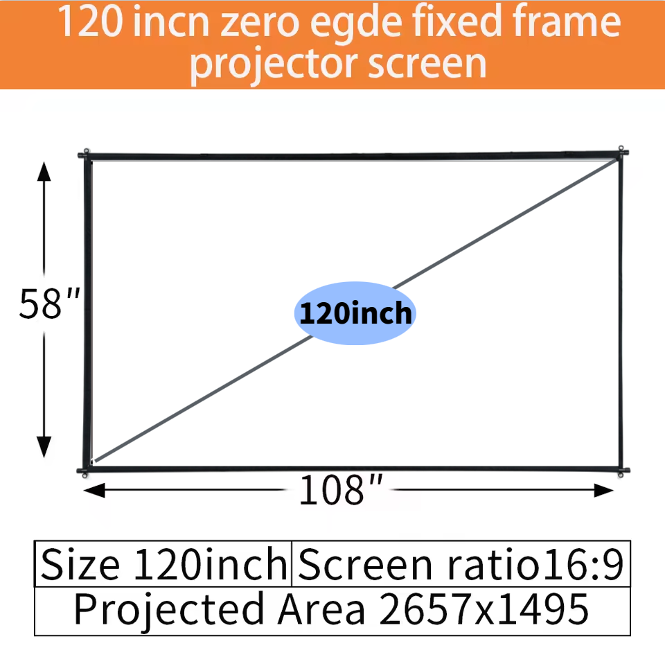Layar Proyektor XIAOHUI 100/12 - Projector Screen 100 Inch ulasan dan harga
