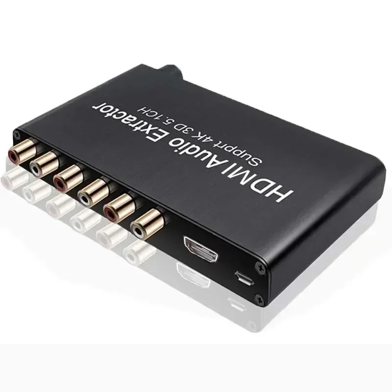 Dekoder Audio 5,1ch 4K 3D 5.1  - Surround Sound Decoder ulasan dan harga