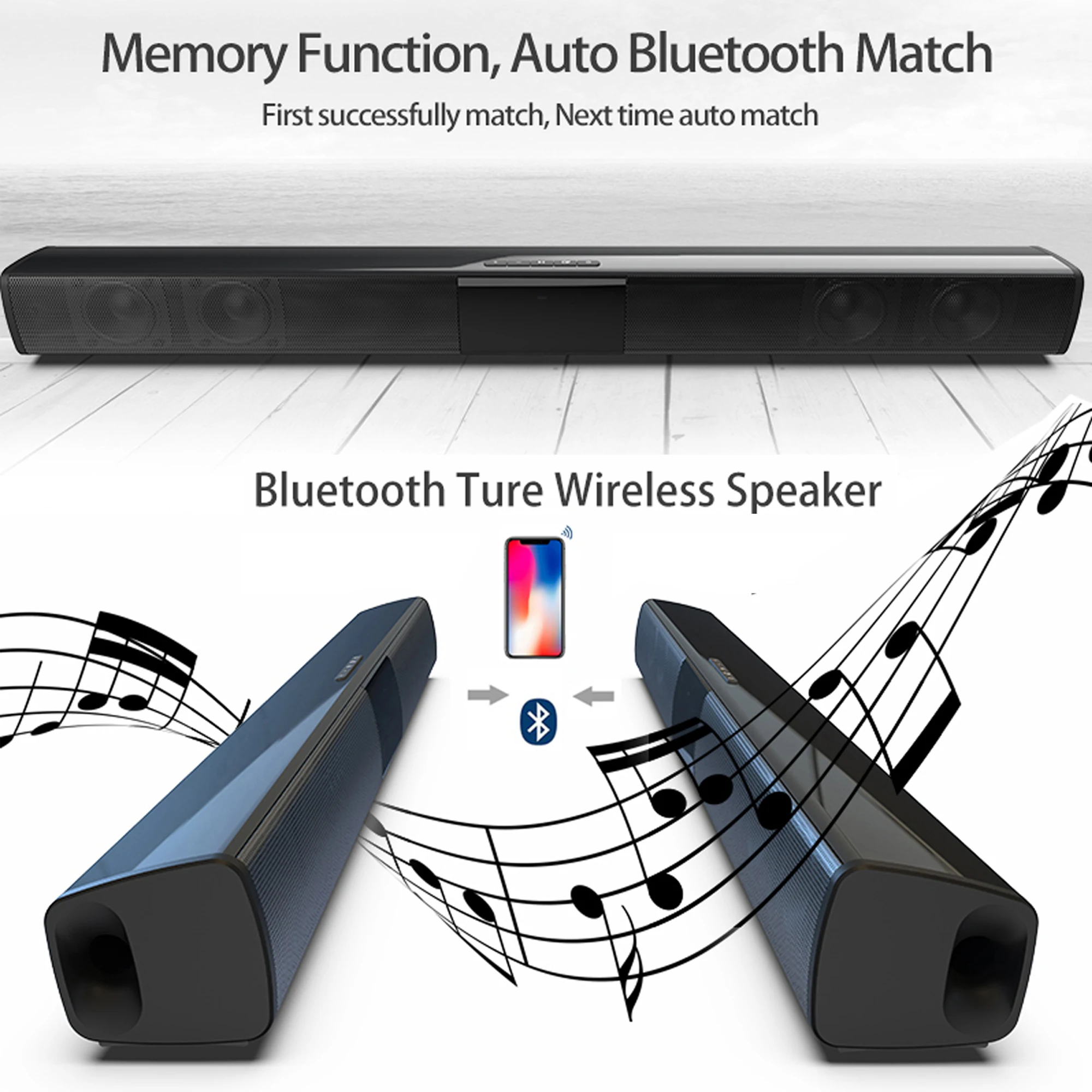Soundbar daya tinggi 40W untuk - Home Cinema Gadgets ulasan dan harga