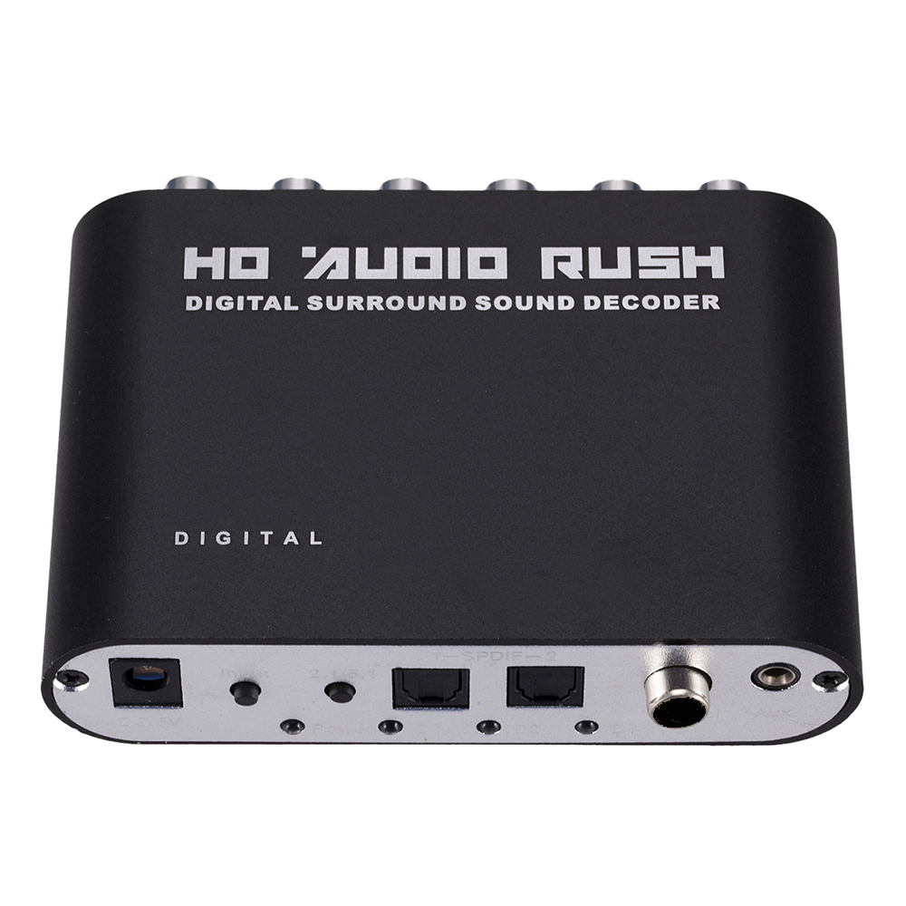 Dekoder Audio HD 5.1CH SPDIF K - Surround Sound Decoder ulasan dan harga